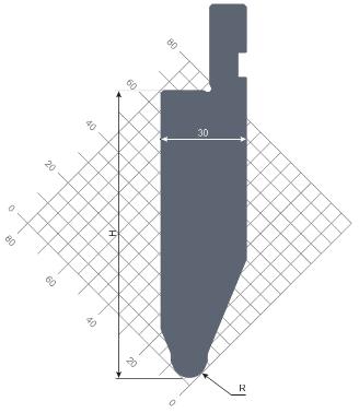 пуансон STP 1023 45 R6